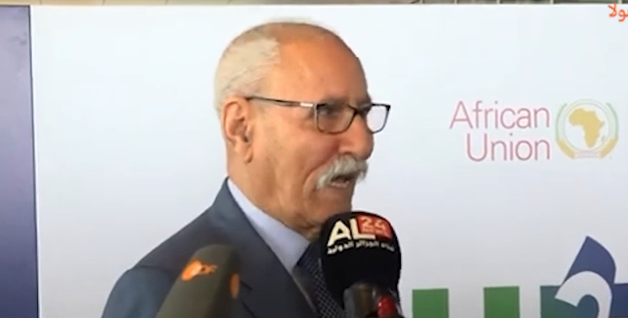 تصريح للرئيس الصحراوي ابراهيم غالي خص به قناة الجزائر الدولية قبيل استقباله من طرف نظيره الانغولي