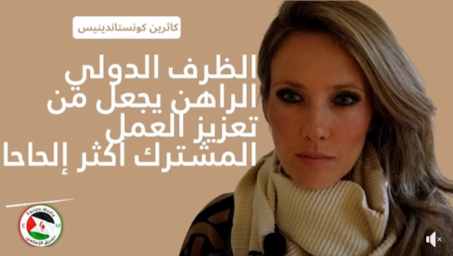 كونستاندينيس: يجب أن نظل نقاتل لضمان بقاء قضية الصحراء الغربية على جدول الأعمال الدولي